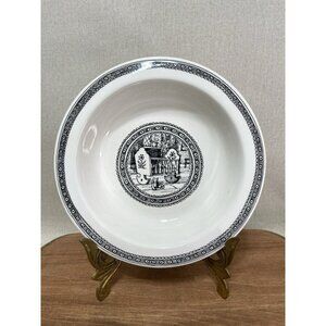 Emma Bridgewater Bowl Nursery Rhymes Crib Teddy Bear Cream And Black 7 Inch